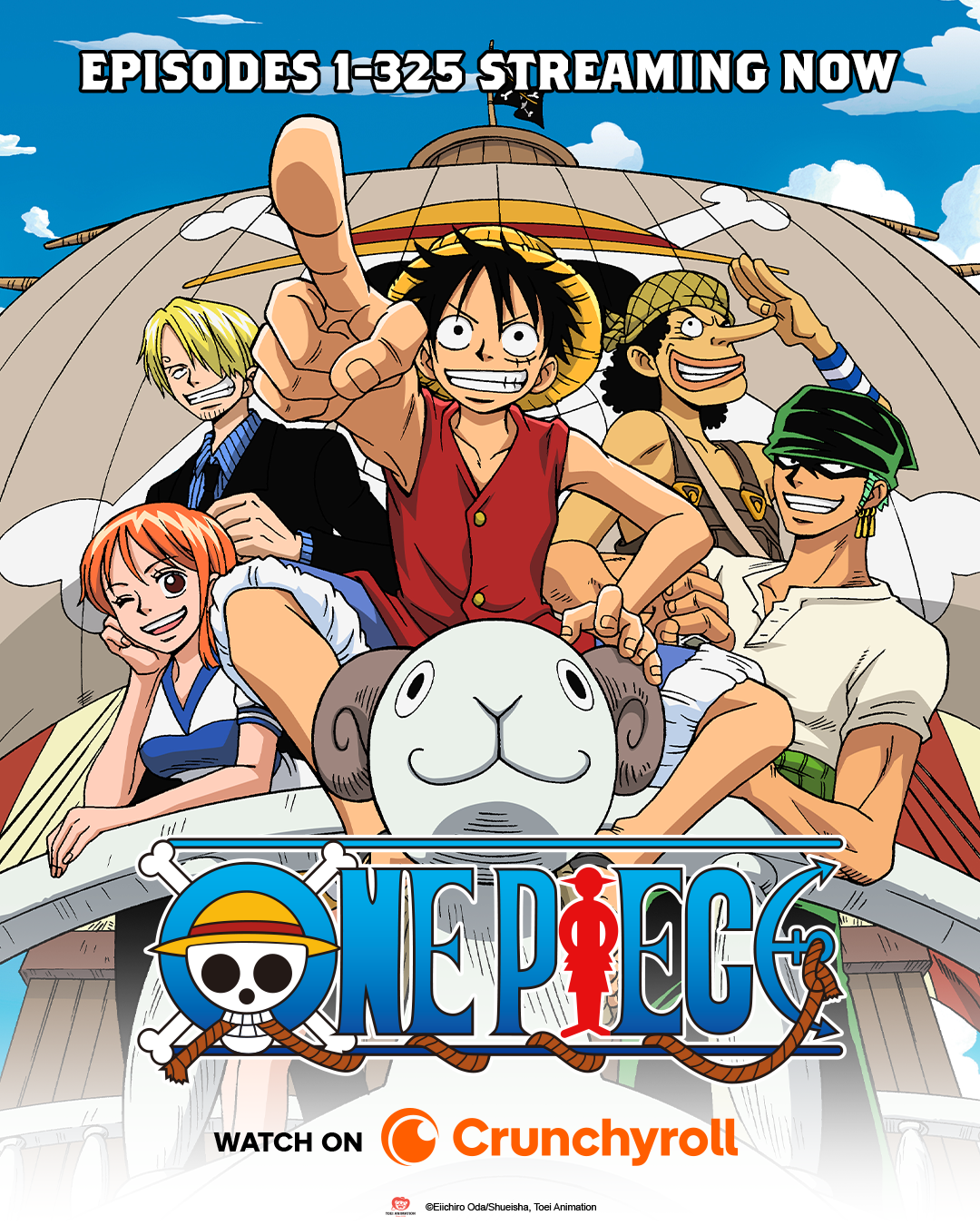 One Piece Episodes 1-325 on Crunchyroll India