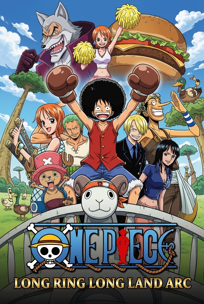 One Piece Long Ring Long Land Arc poster