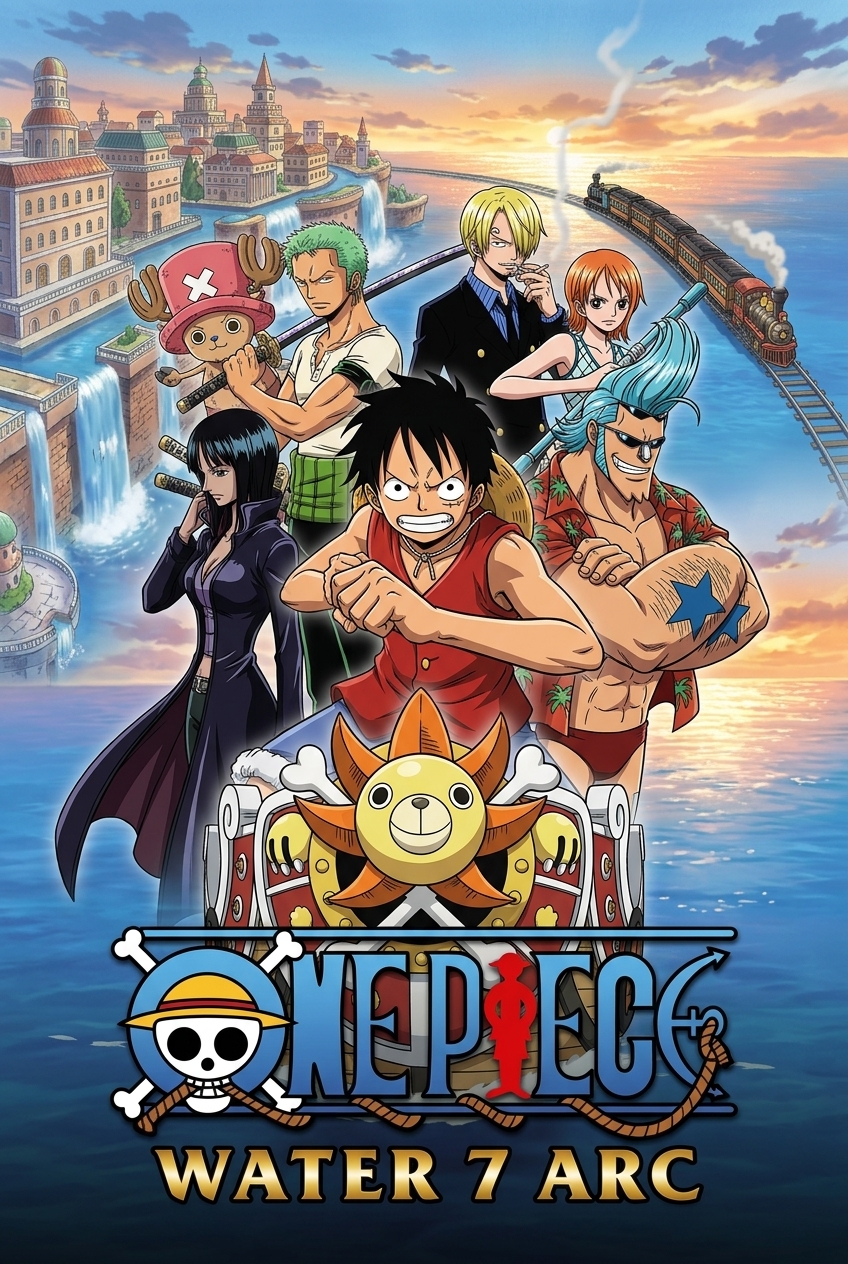 One Piece Water Seven Arc poster